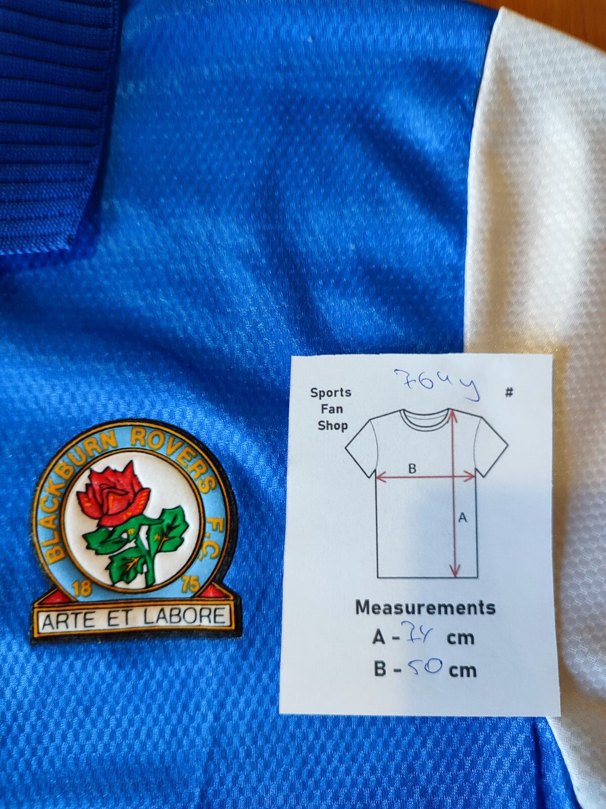 Blackburn Rovers FC 1994 1995 home Sz M soccer shirt jersey football kit Shearer