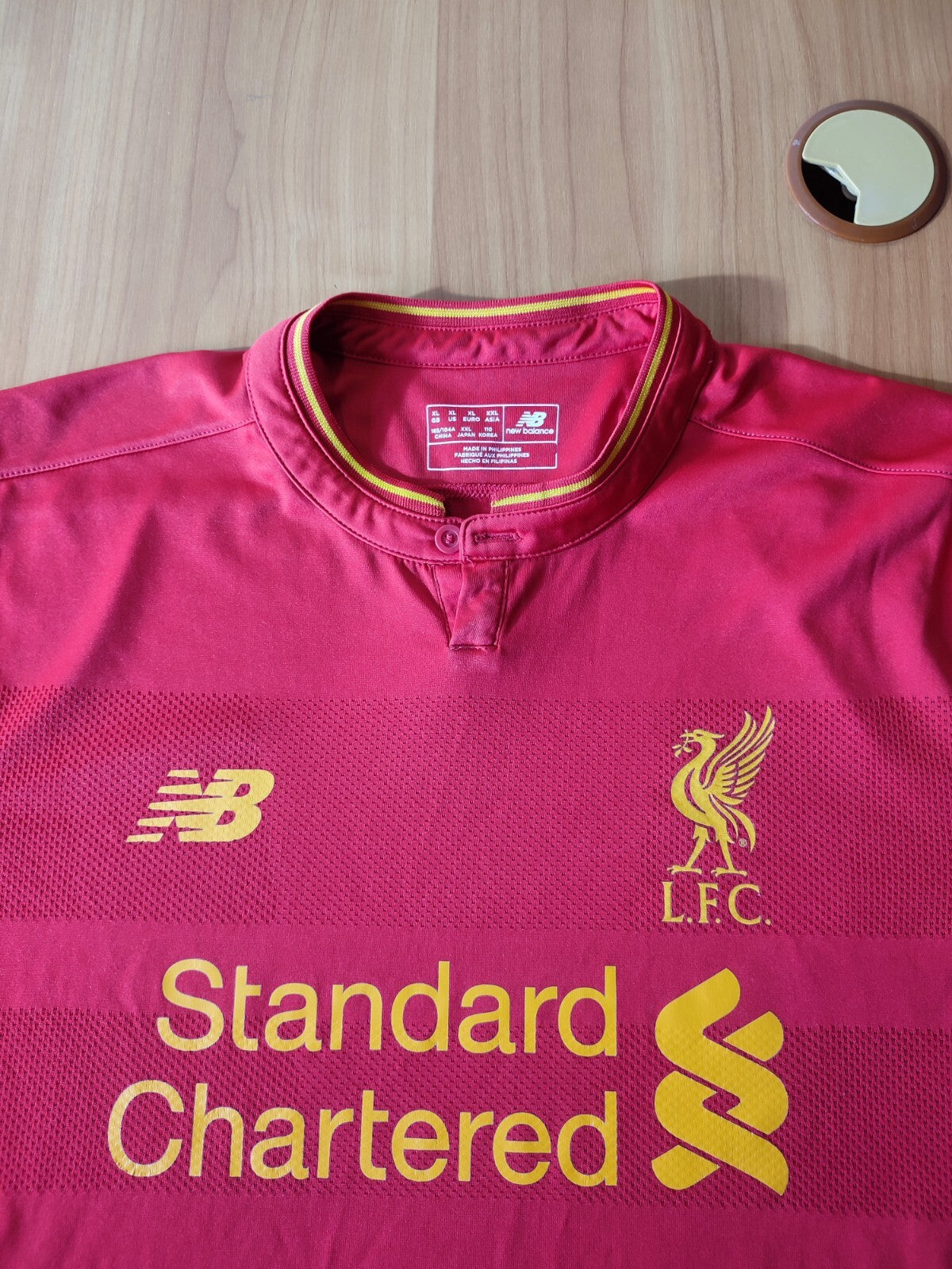 FC Liverpool 2016 2017 home Size XL shirt soccer jersey football kit maillot tee