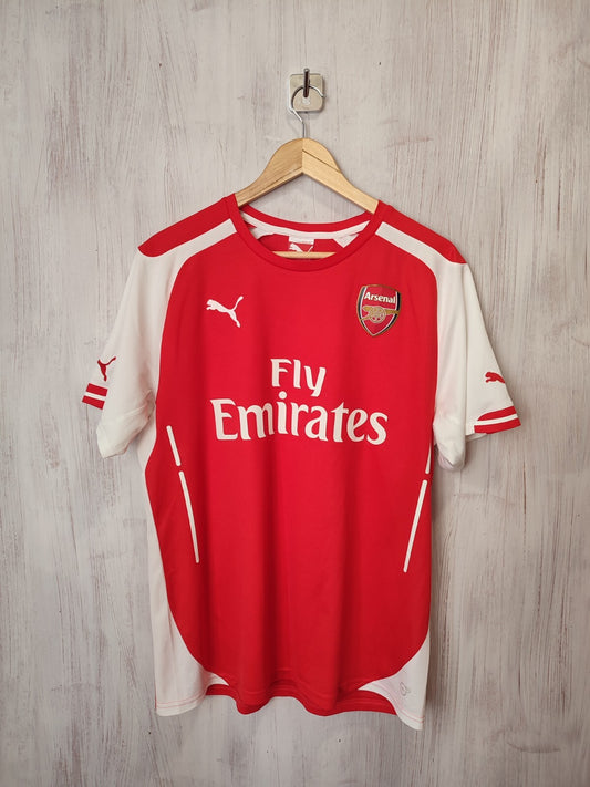 Arsenal London 2014 2015 home Size L Puma shirt football jersey soccer tee kit