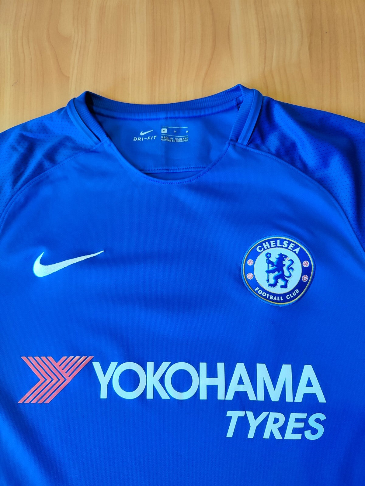FC Chelsea London 2017 2018 home Sz M shirt jersey football soccer kit tee Nike