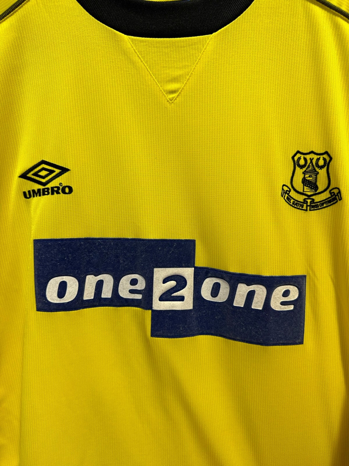 FC Everton 1999 2000 away Size 2XL Umbro shirt jersey soccer kit football XXL