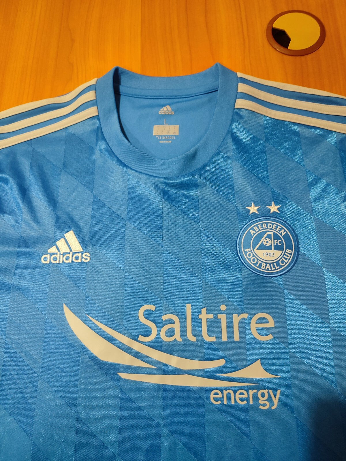 FC Aberdeen 2017 2018 away Size L adidas football shirt soccer jersey tee kit