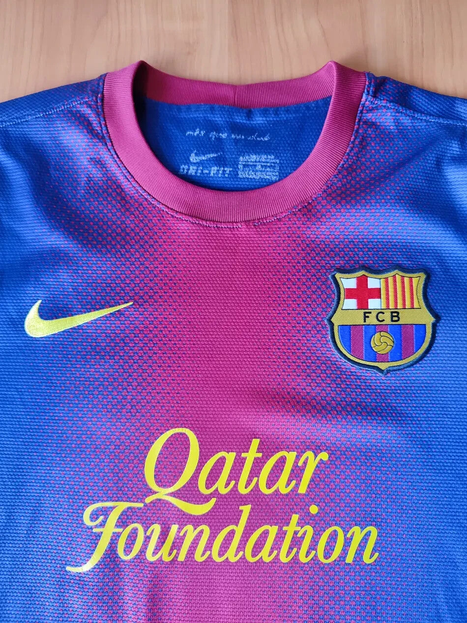 FC Barcelona 2012 2013 home Sz M Nike shirt jersey soccer football kit tee Messi