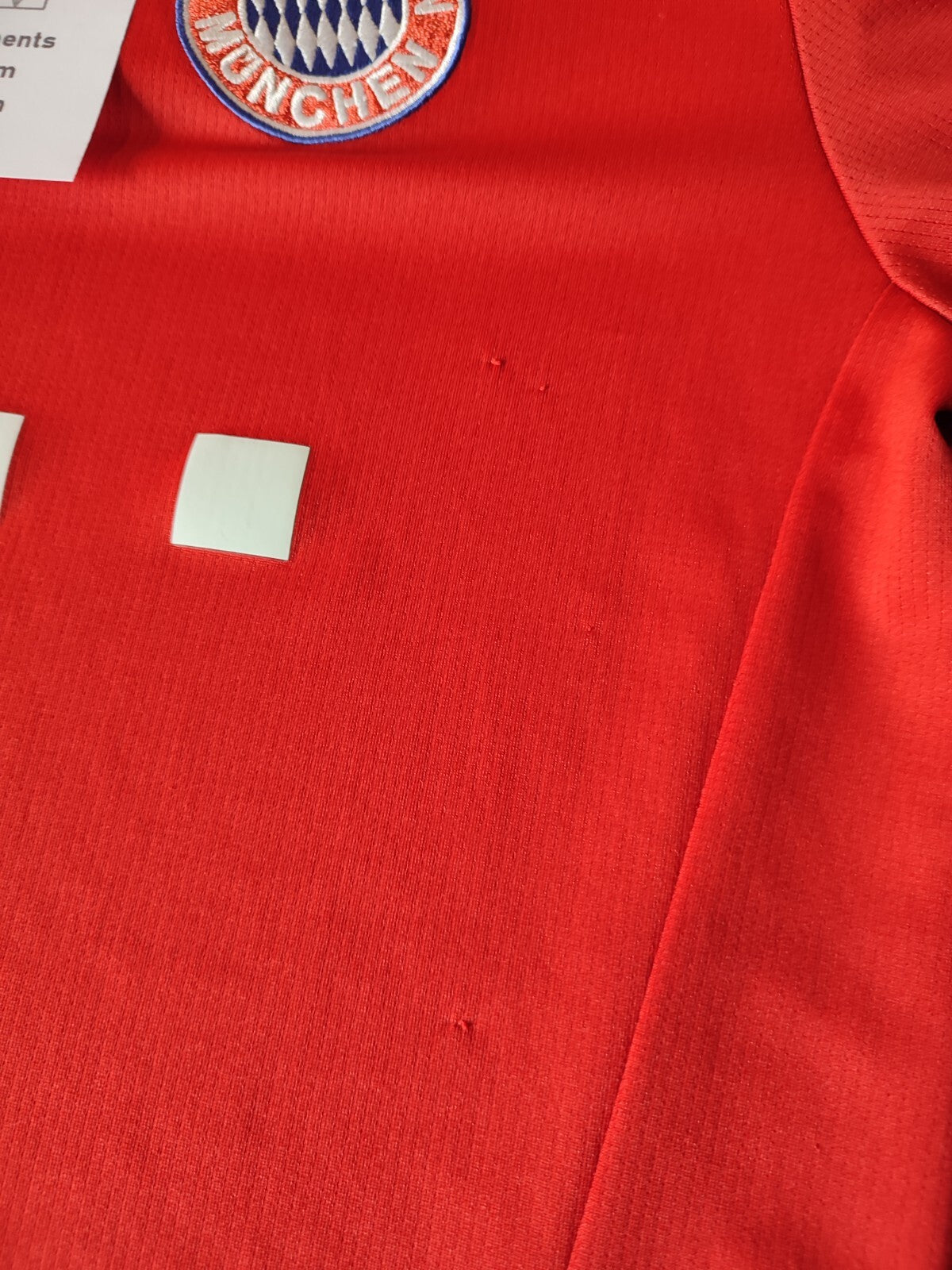 Bayern Munich 2015 2016 home Sz S Adidas shirt jersey trikot soccer kit football