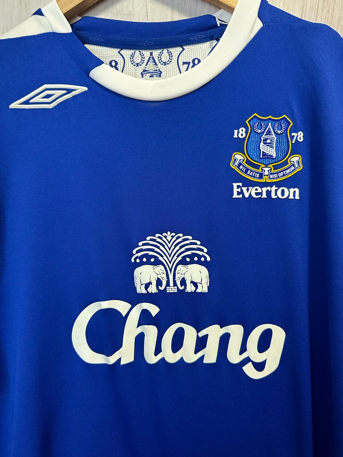FC Everton 2006 2007 home Sz L football shirt jersey maillot soccer trikot kit