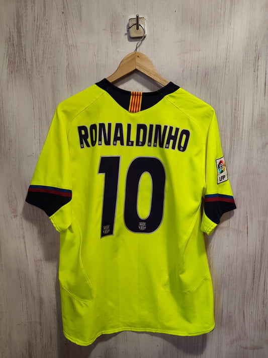 FC Barcelona 2005 2006 away Size M Nike football shirt jersey soccer Ronaldinho