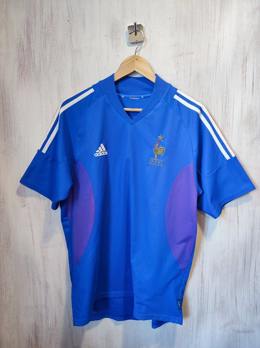 France 2002 2003 2004 home Size L Adidas shirt jersey football soccer kit Zidane