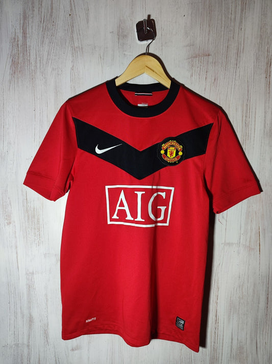 Manchester United 2009 2010 home Sz S Nike soccer kit shirt jersey football tee