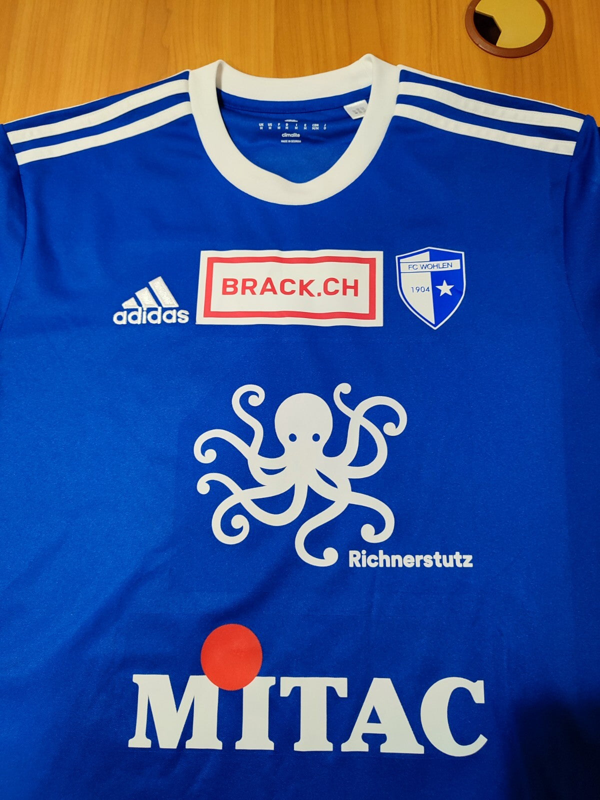 Wohlen 1904 2017 2018 home Sz M shirt football jersey soccer trikot kit Hajrovic