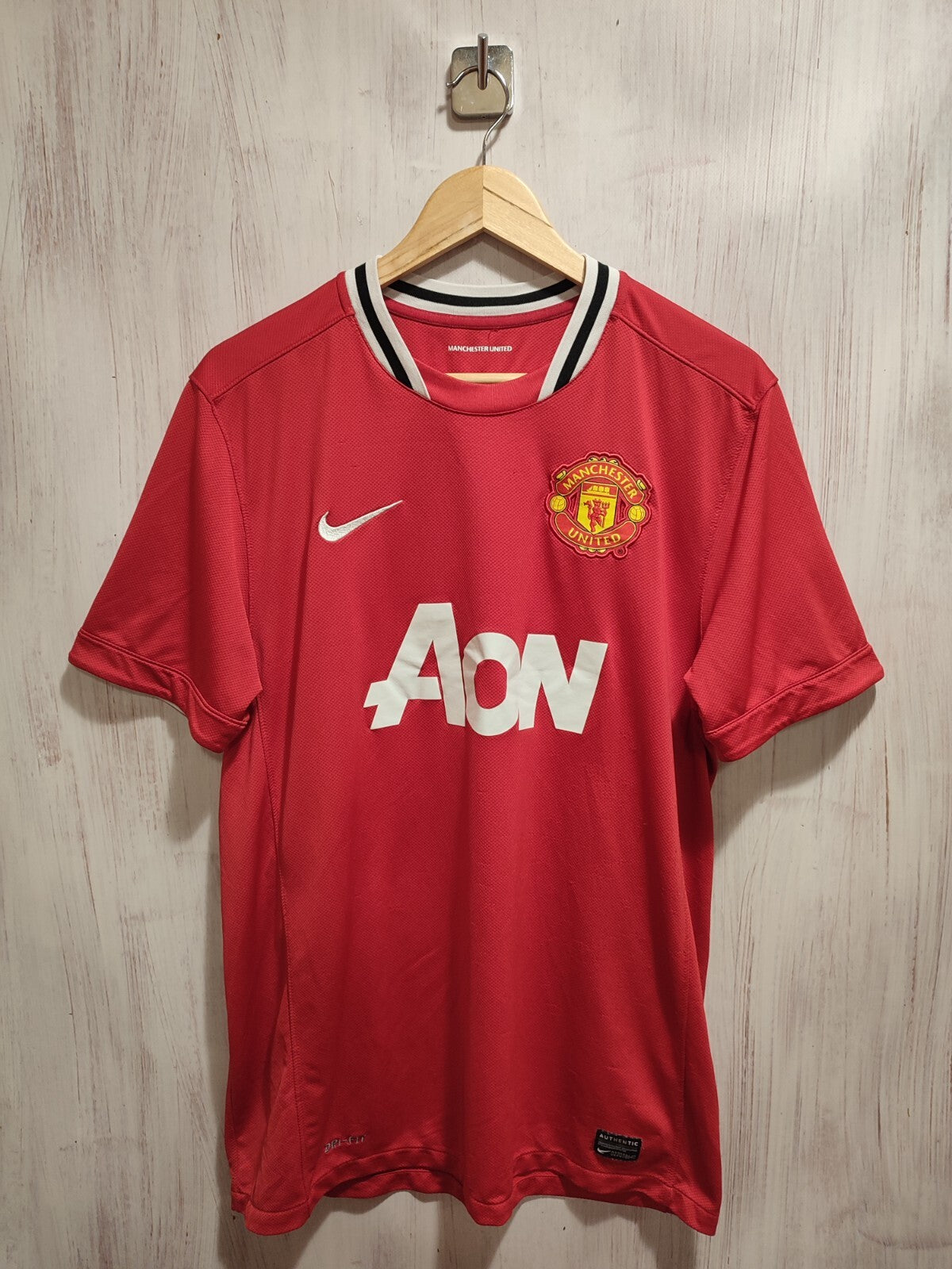 Manchester United 2011 2012 home Size L shirt jersey football soccer kit maillot