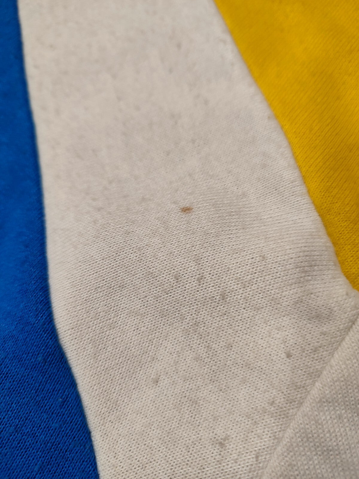 Leeds United 1990's Sz XL soccer football jacket kit top sweter JSW 90's VINTAGE