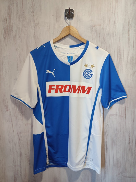 Grasshoppers Club Zurich 2013 2014 home Size L football shirt jersey kit soccer