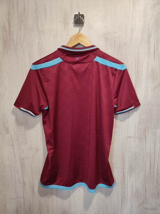 Women's West Ham United 2009 2010 home Size M football shirt jersey soccer kit