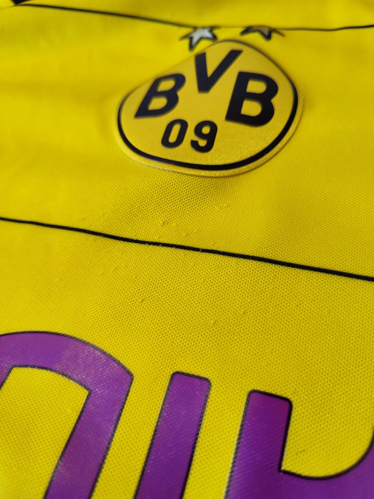 Borussia Dortmund 2015 2016 home Sz M BVB Puma jersey shirt football kit trikot