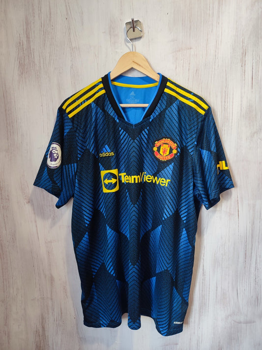 Manchester United 2021 2022 third 2XL soccer shirt jersey kit Ronaldo XXL  3rd