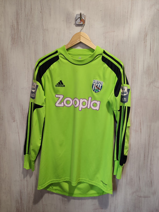U21 MATCH WORN West Bromwich Albion 2013 2014 goalkeeper shirt jersey kit soccer