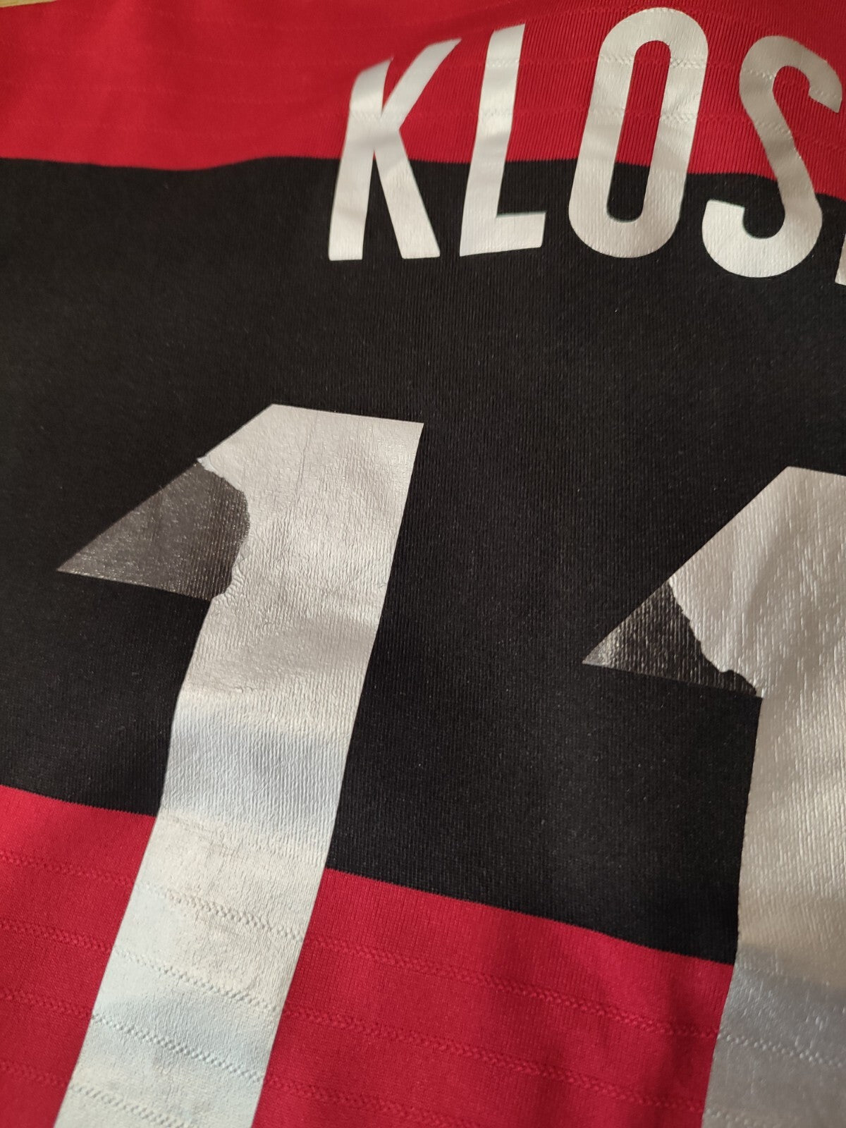 Deutschland 2014 2015 away Sz M Germany shirt jersey football soccer kit Klose