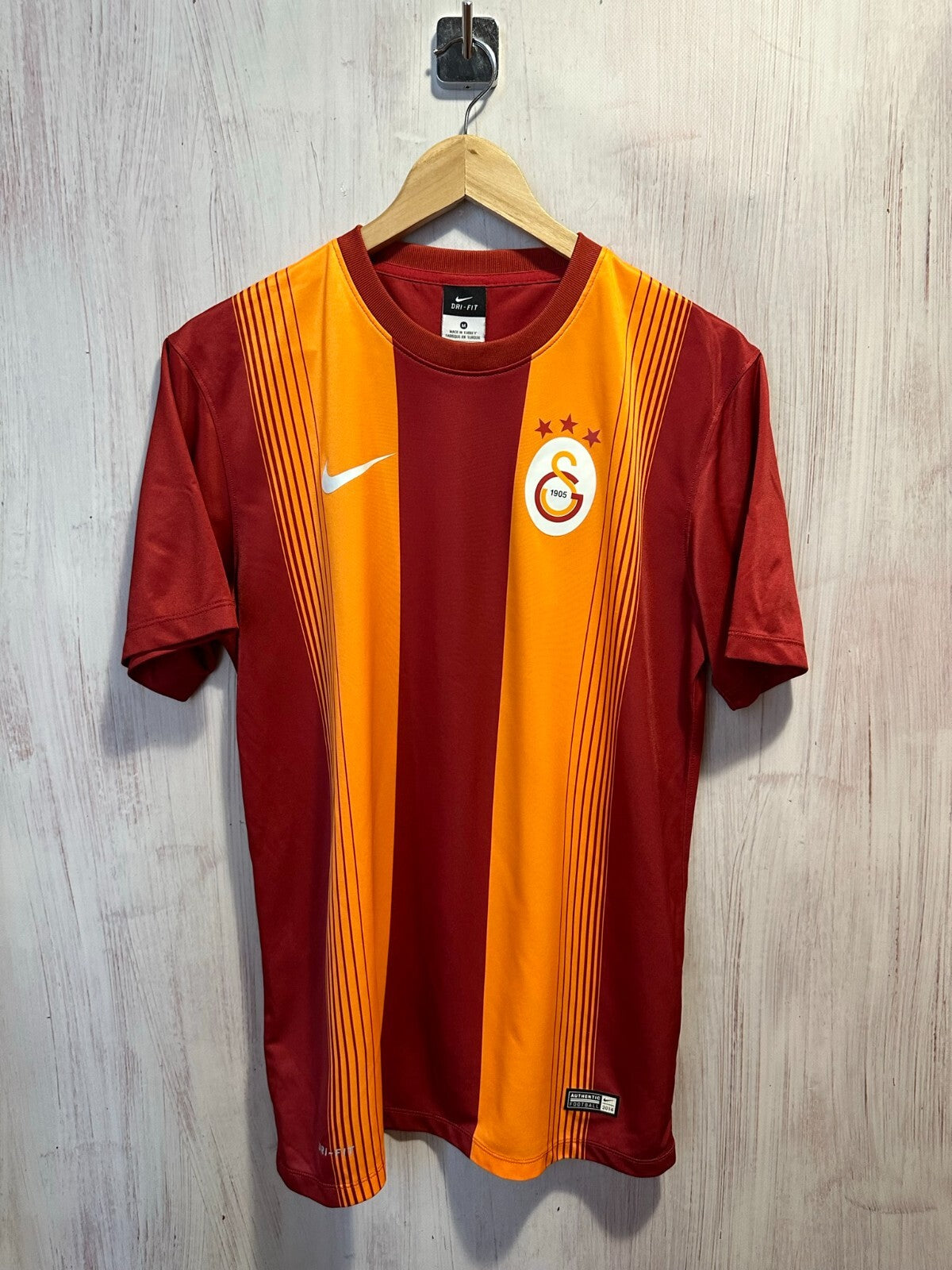 Galatasaray AS 2014 2015 home Sz M football shirt soccer jersey maillot kit tee