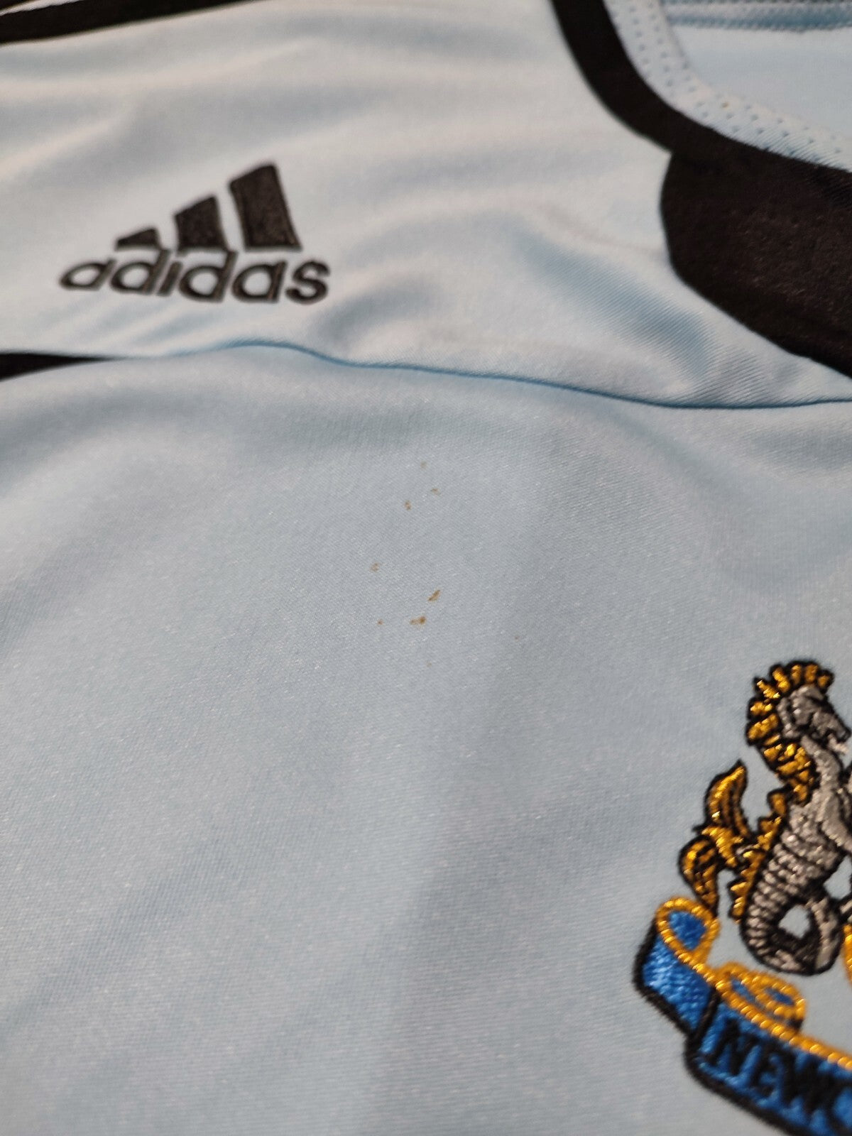 Newcastle United 2007 2008 away Size XL Adidas shirt jersey football soccer kit