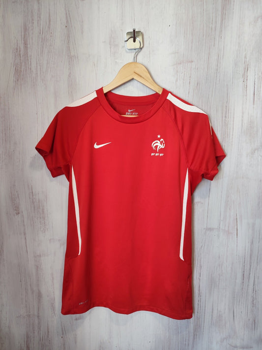 women's France 2011 2012 training Sz M Nike soccer kit football jersey shirt tee