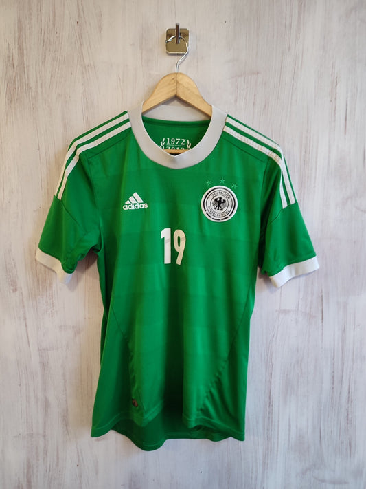 Deutschland 2012 2013 Away Size S Germany soccer jersey shirt kit tee #19 Gotze