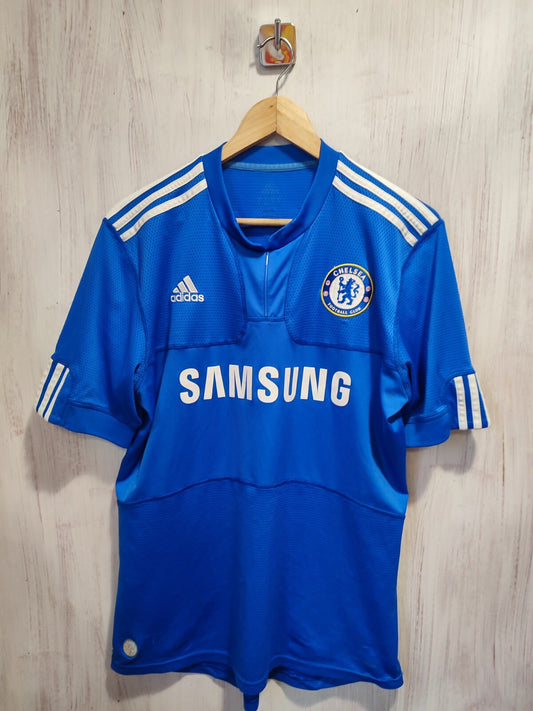 Chelsea London 2009 2010 home Sz M shirt jersey football soccer kit tee Lampard