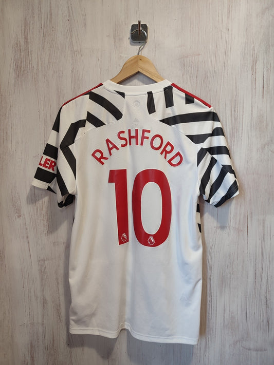 Manchester United 2020 2021 3rd Size M third shirt soccer football kit Rashford