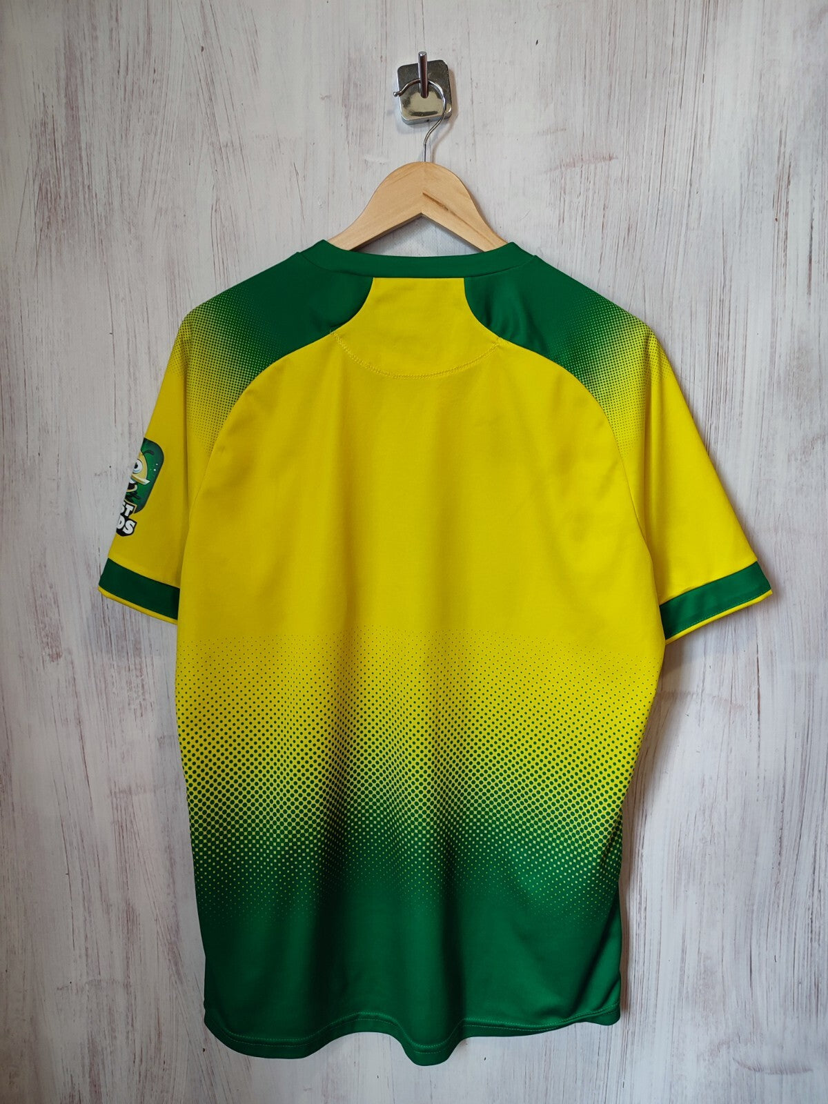 FC Norwich City 2019 2020 home Sz XL Errea shirt soccer football jersey kit tee