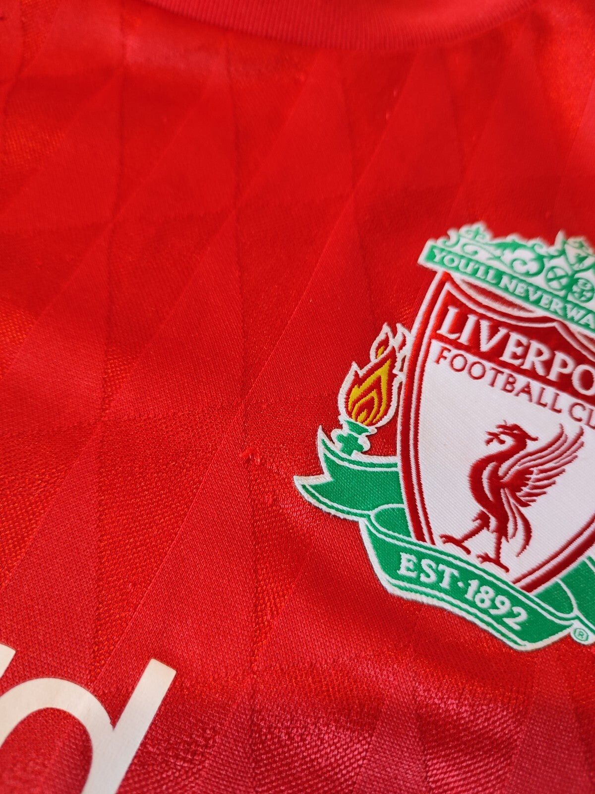 Kids FC Liverpool 2010 2011 home Sz XL (15-16y) shirt soccer jersey football kit