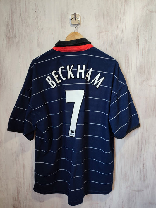 Manchester United 1999 2000 away Size XL Umbro shirt jersey football kit Beckham