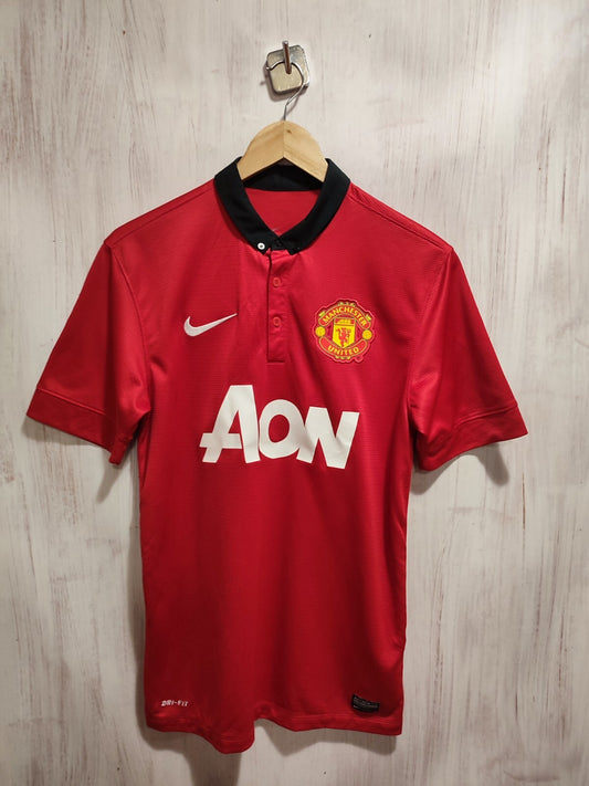 Manchester United 2013 2014 home Sz S Nike shirt jersey soccer football V.Persie