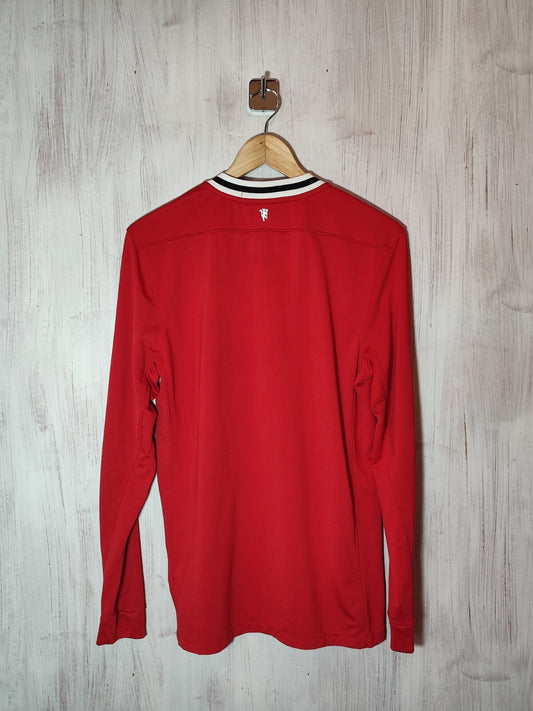 Manchester United 2011 2012 home Sz M shirt jersey football soccer maillot L/S