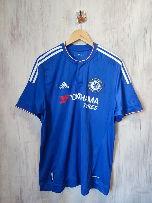 Chelsea London 2015 2016 home Sz XL Adidas football jersey shirt kit tee soccer