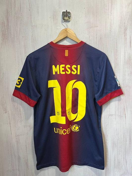 FC Barcelona 2012 2013 home Sz M Nike shirt jersey soccer football kit tee Messi