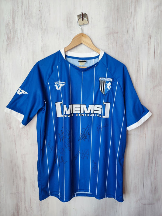 Gillingham 2011 2012 home Size L Vandanel soccer football jersey shirt kit tee
