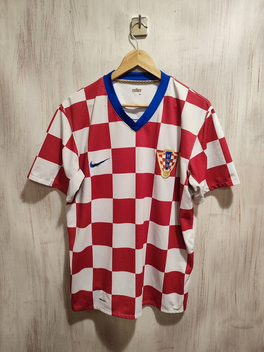 Croatia 2008 2009 home Sz L Nike football shirt jersey soccer maillot trikot kit