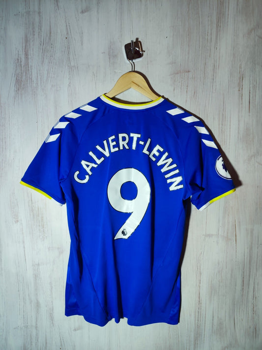 FC Everton 2021 2022 home Sz S Hummel shirt jersey soccer kit tee Calvert-Lewin