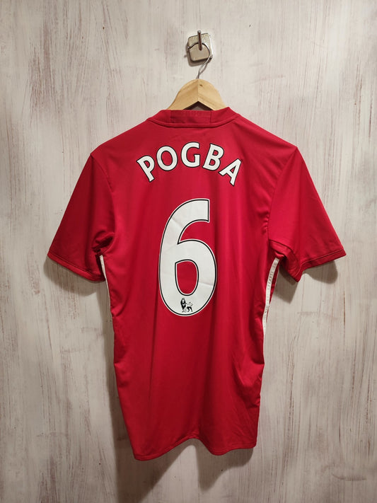 Manchester United 2016 2017 home Sz S soccer jersey shirt football kit tee Pogba