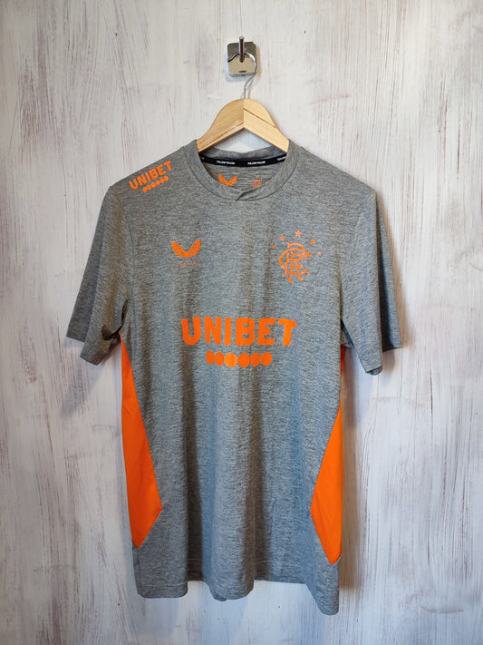 Glasgow Rangers 2020 2021 training Sz M Castore soccer shirt jersey football kit