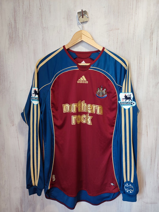 Newcastle United 2006 2007 away Size M Adidas football shirt jersey kit Shearer