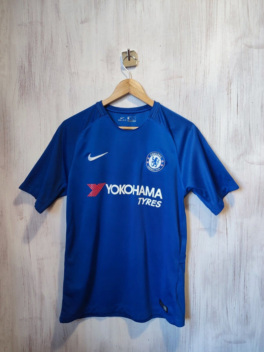 FC Chelsea London 2017 2018 home Sz M shirt jersey football soccer kit tee Nike