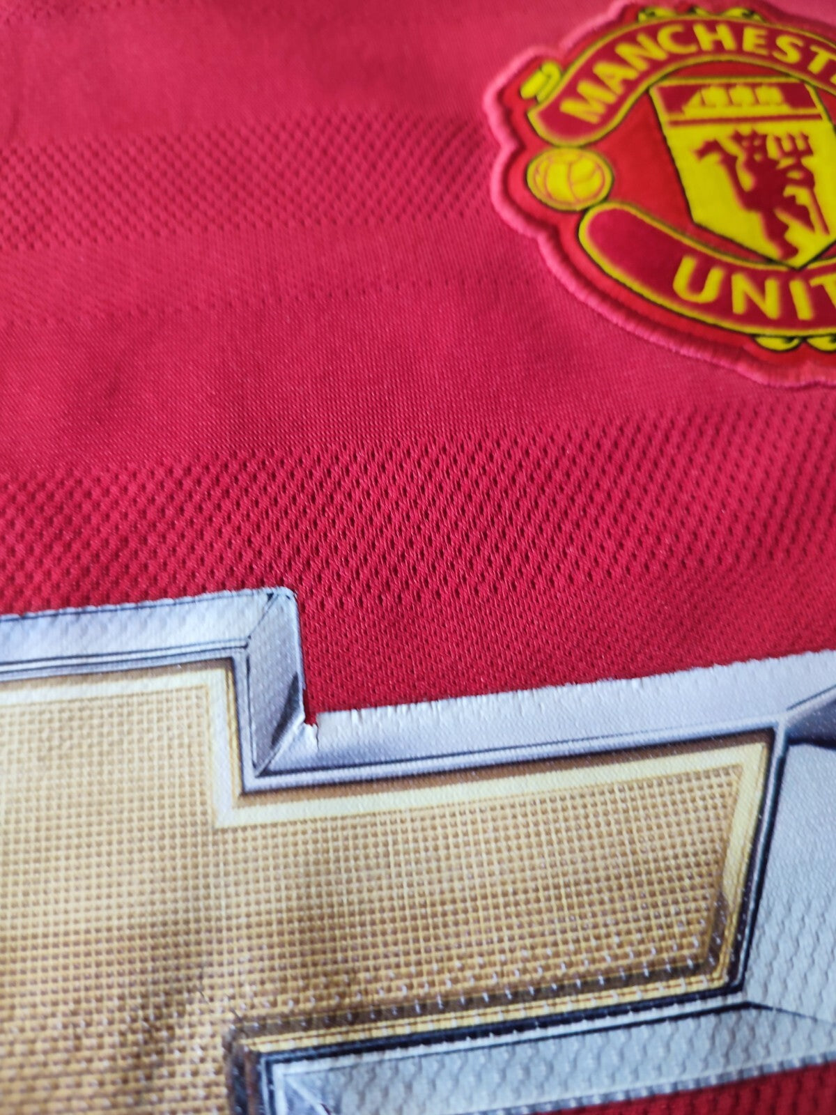 Manchester United 2015 2016 home Size L Adidas soccer shirt jersey football kit