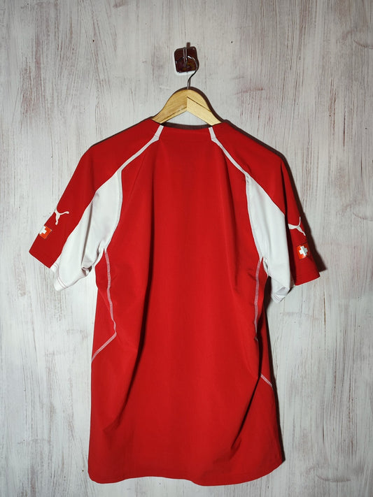 Switzerland 2004 2005 2006 home Size XL Puma Swiss shirt jersey soccer football