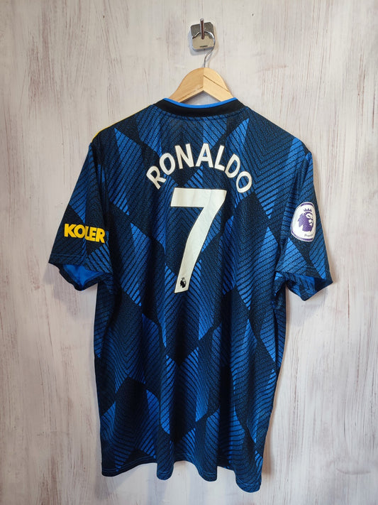 Manchester United 2021 2022 third 2XL soccer shirt jersey kit Ronaldo XXL  3rd