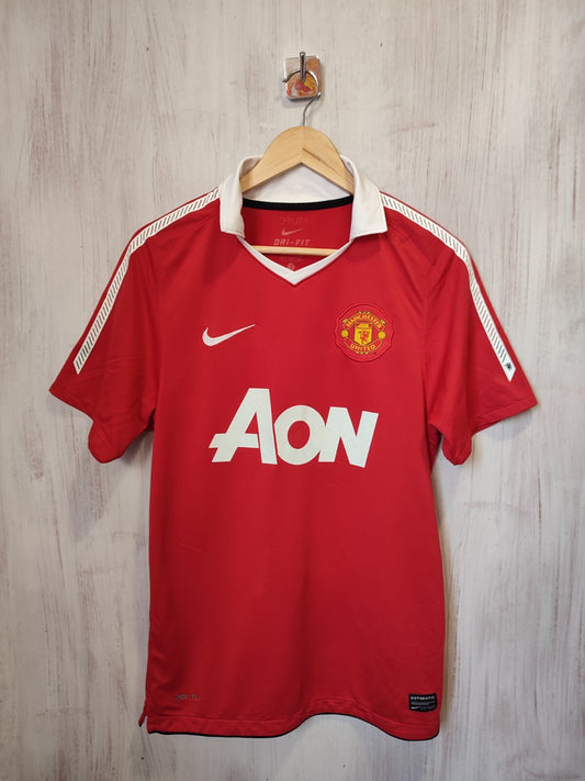 Manchester United 2010 2011 home Size S shirt jersey soccer football tee kit