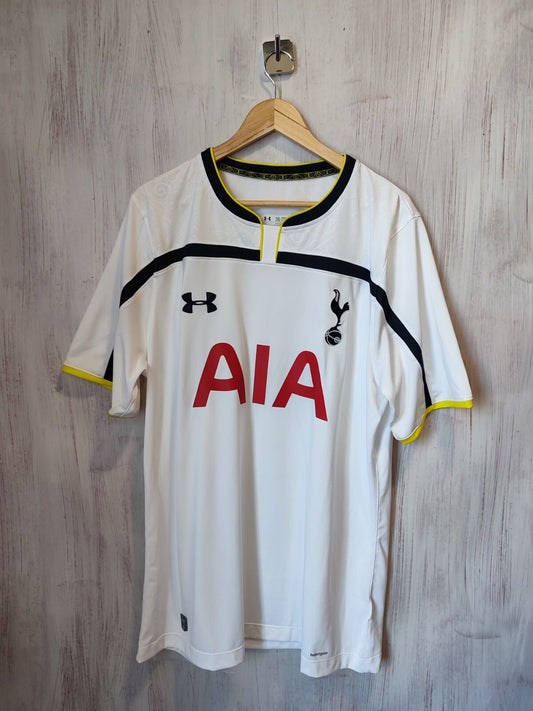 Tottenham Hotspur 2014 2015 home Sz 2XL Under Armour Spurs shirt jersey kit XXL