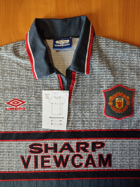 Manchester United 1995 1996 away Sz M football shirt jersey soccer football kit