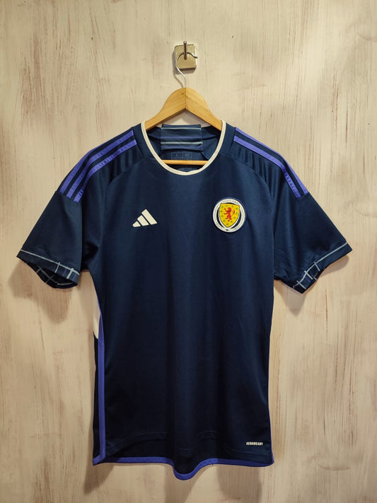 Scotland national team 2022 2023 home Sz L shirt jersey football soccer kit tee