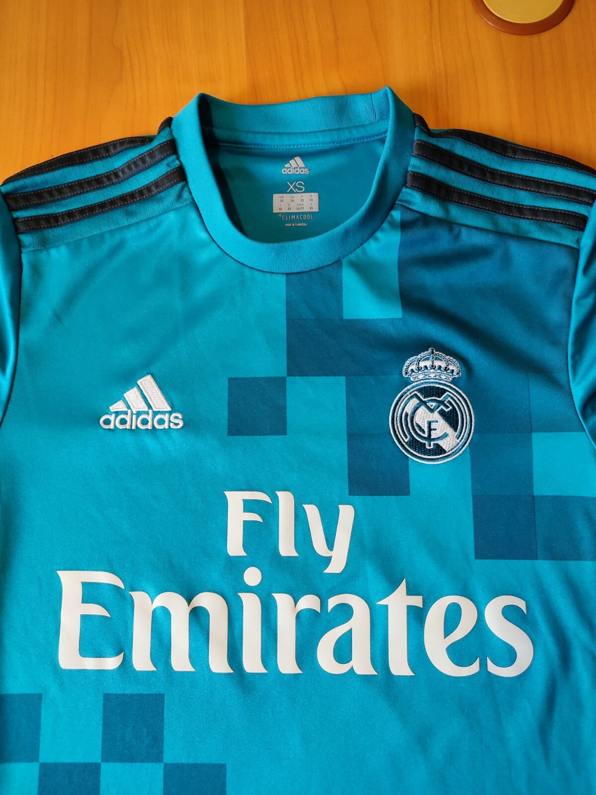 Real Madrid 2017 2018 3rd Size XS soccer shirt jersey football third kit Ronaldo