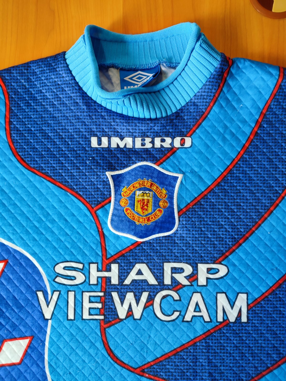 YOUTH Manchester United 1995 1996 goalkeeper Size Y kit shirt jersey football GK
